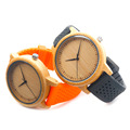 BOBO BIRD Vosicar Retro Fashion Bamboo Wooden Watch Japan Movement Quartz Silicone Band Casual Watches Creative