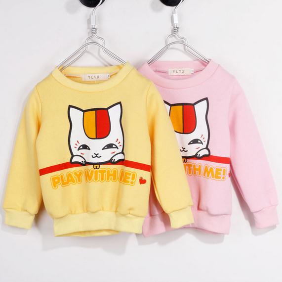 Baby girl sweater jacket pink yellow long sleeve cute cat sweater jacket kids girls jacket children sweater jackets 5pcs/lot