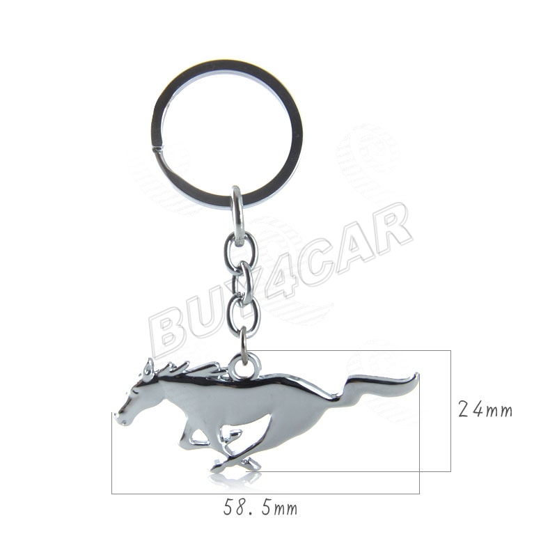 Key Chain Mustang Pony Horse Sliver 5203 (6)