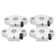 4pcs 3d printer SHF8 8mm linear bearing shaft support linear rail support CNC parts XYZ Table CNC Route 3d print for 3D Printer
