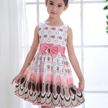 Girls Kids girl dress Princess Bow Tutu Dress One Piece Tops Pageant Tulle shaqun 2-7 years