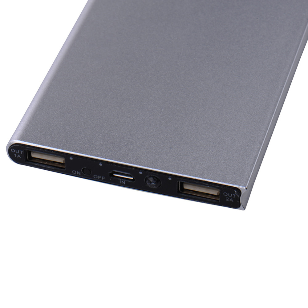 Portable Phone Charger 20000 mAh Ultra Thin Aluminum Alloy Power Bank External Battery Charging Treasure for Smart Phone Portable Phone Charger 20000 mAh Ultra Thin Aluminum Alloy Power Bank External Battery Charging Treasure for Smart Phone