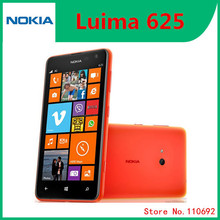 Original Nokia Lumia 625 Unlocked Dual-core 1.0GHz 8GB Win8 OS 4.7” 5.0MP Windows Phone 8 Smartphone, Free shipping