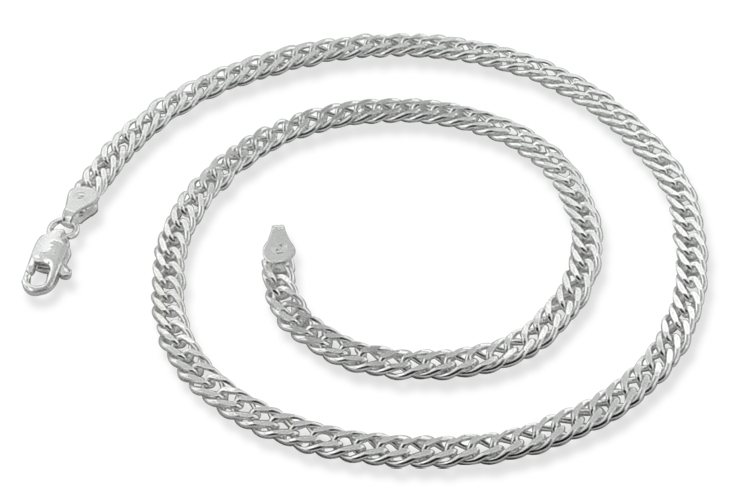 Чистое серебро 925 ромбо цепочки 18 дюймов дети дети ну вечеринку подарки ожерелье подвески-талисманы серебро 925 fn056-18