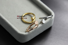 Fashion nail ring finger ring couple rings for men and women midi rings 18K rose gold
