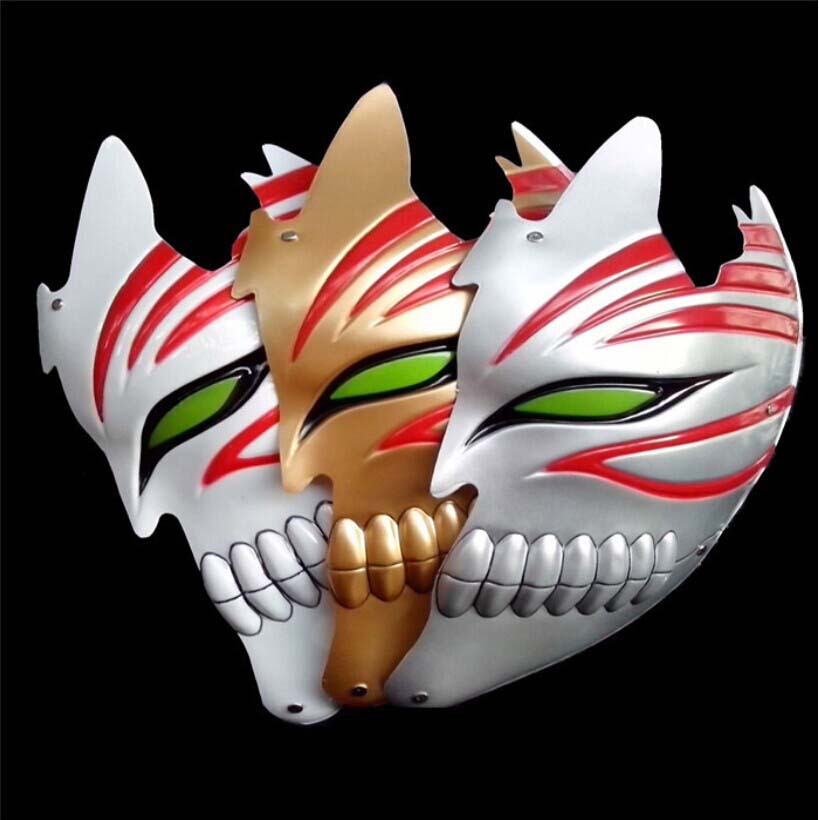 masquerade cosplay mask half face death mask -Bleach Kurosaki Ichigo Mask