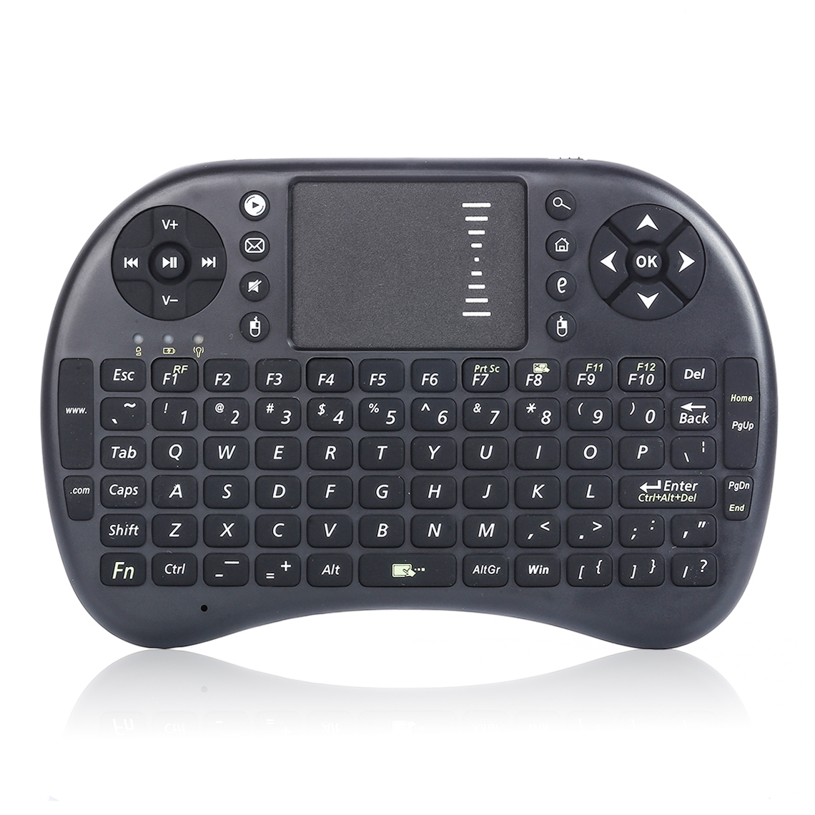 Original i8 Mini Wireless Keyboard 2.4G English Air Mouse QWERTY Keyboard Gaming USB Keyboard Touchpad For Android TV Box Laptop
