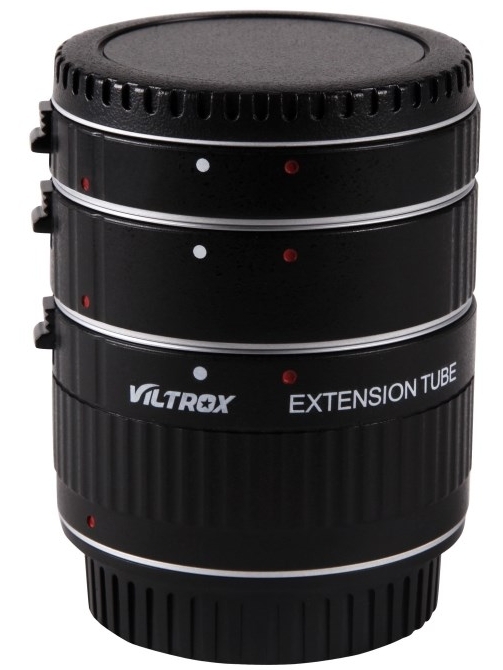 Viltrox Automatic Extension Tube Set Macro Ring Set for Canon SLR / DSLR DG (3 rings: 36mm, 20mm, 12mm, Mod.ET-C / DG-C