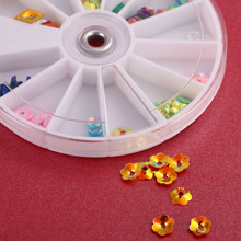 High Quality Beauty 120 Pcs Charming Colorful 3D Summer Style Nail Art Sticker Difform Sequin Decorations