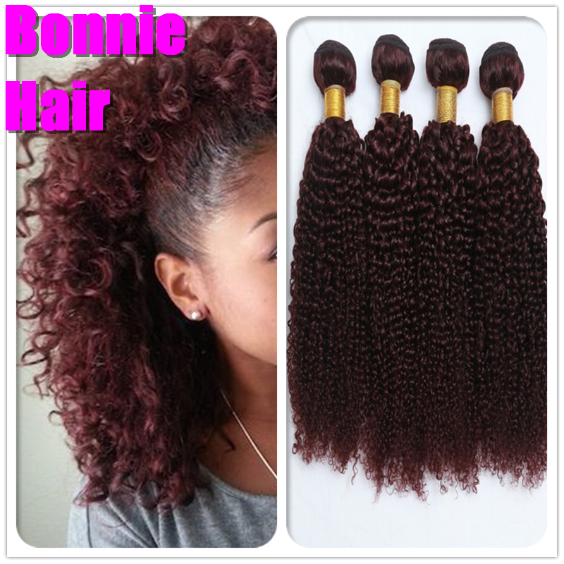 Rosa Brazillian Deep Curly Virgin Hair 7A Brazillian Kinky Curly 3 Bundles Water Wave 99j Bundles Afro Red Human Hair Extensions