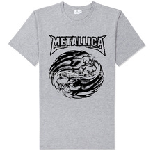 metallica rock band posters printing high quality modal cotton T-shirt casual street style