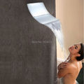 Polished Chrome Waterfall Surfing Style Spout For Bathroom Shower Faucet