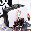 2017 new Cosmetic box female professional PU cosmetic bag women s large capacity storage handbag travel