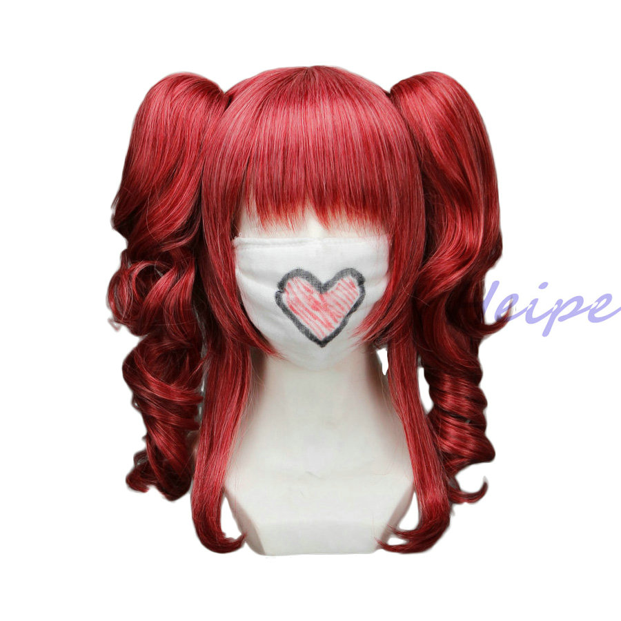 High Quality Anime Vocaloid Kasane Teto Red Cosplay wig