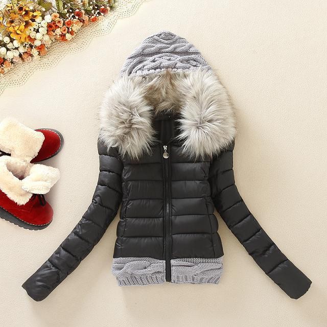 CWLSP-2014-Winter-Thickening-With-a-Hood-Short-Design-Wadded-Jacket-Large-Fur-Collar-Down-Jacket(4)