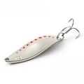 5pcs Brand 1pcs Leech Style Metal Lure Hard Bait Artificial Fishing Spoon Lure With Mustad Hooks