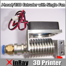 J-head/E3D Printer Head Extruder with Fan Short Range 12V 100K Thermistor 0.4 Nozzles 1.75mm Filaments 3D Printer Head 3DA-002A