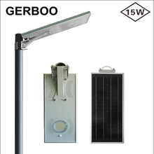 IP65 15W Outdoor LED All-in-One Integrated Solar Street Light New Integrated High Lumen Led Solar Street Light