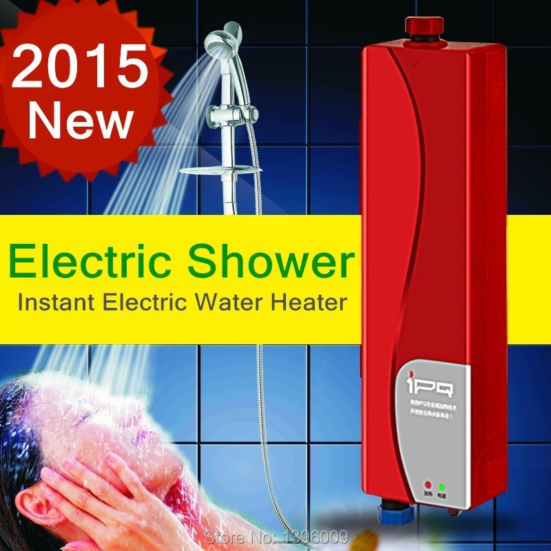 3000W Tankless Water Heater Shower Instant Electric Water Heater Kitchen Instant Hot Water Heaters faucet Free Shipping