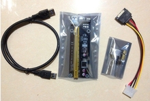 PCI-e 1x to 16x slot adapter riser card compatible with PCI express 4x 8x 16x for serial sound card serial parallel sound card