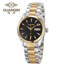Original GUANQIN Watches Men Top Brand Luxury Automatic Mechanical Casual Sapphire Luminous Waterproof Men Watches Wristwatches