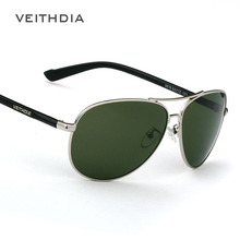 2015 New Brand Men’s Polarized Sunglasses Sun Glasses Green Lense Metal Frame Driving oculos de sol masculino 2670