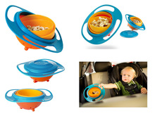 High quality baby 360 degree rotation feeding bowl toddler Spill-Proof Bowl dishes