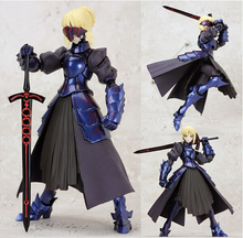 Anime Fate stay Night Blue Saber 15cm Figma 072 PVC Action Figure Toys Collection Model Gifts with retail box