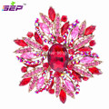 2016 Direct Selling Special Offer Trendy Crystal Large Crystals Brooches Flower Broach For Women Jewelry Accessories
