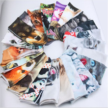 1 Pair Multi Styles New Unisex Fashion Low Cut Ankle Men Women Socks Cotton Animal Dog Cat 3D Printed Fashion Style