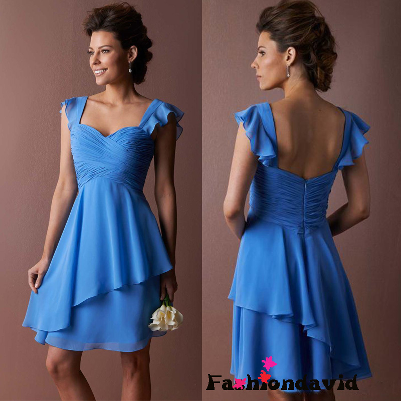 ... -Blue-Coral-2015-Maternity-Chiffon-Maid-Of-Honor-Beach-Cheap-Plus.jpg