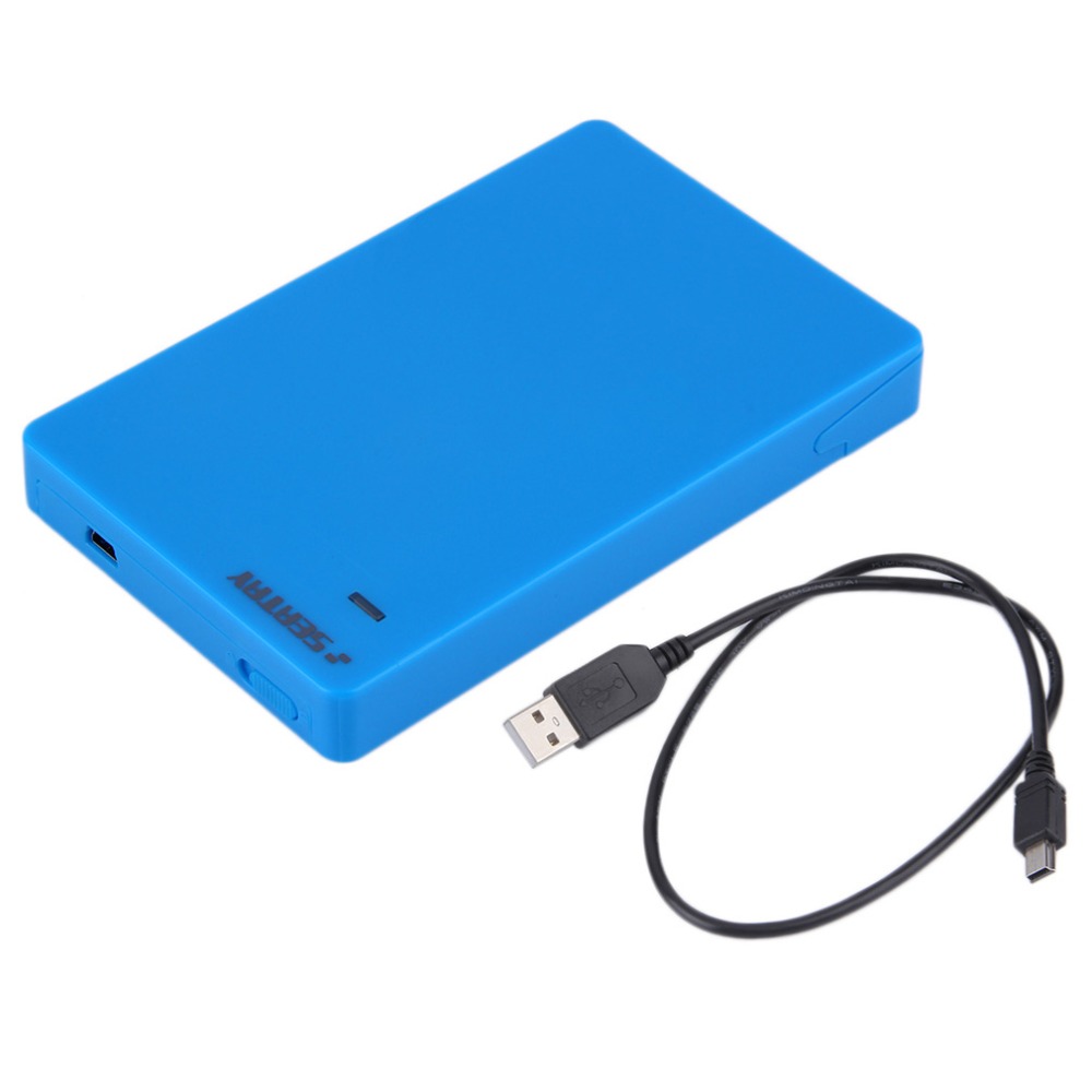 Blue Tool-Free USB 3.0 SATA HDD SSD Enclosure HDD External 2.5'' Case Mobile Box For 2.5 inch SATA HDD SSD Drive