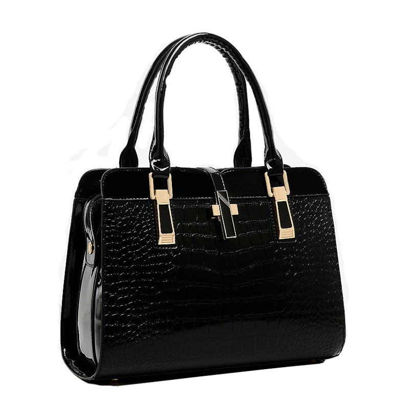 Fashion 2015 women alligator handbags top quality pu leather big handbags for female women's vintage leather handbags
