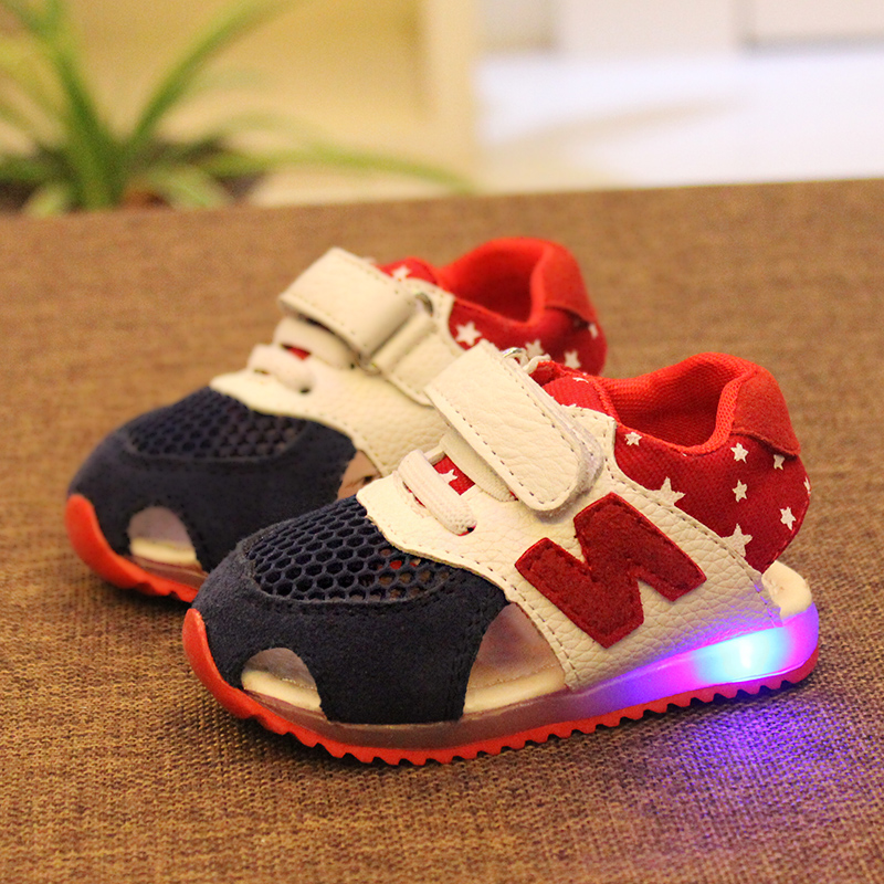2015 summer child shoes child sandals 1 - 3 years old baby sport shoes ...