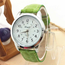 D6li 2016 Elegant Analog Luxury Sports Leather Strap Quartz Watches Men Gift Wrist Watches Bangle Bracelet