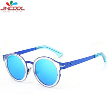 JinCool Qualty Fashion Brand Sunglass Men 2016 Vintage Sunglasses Women Designer Steampunk Round Sun Glasses Oculos de sol S1015