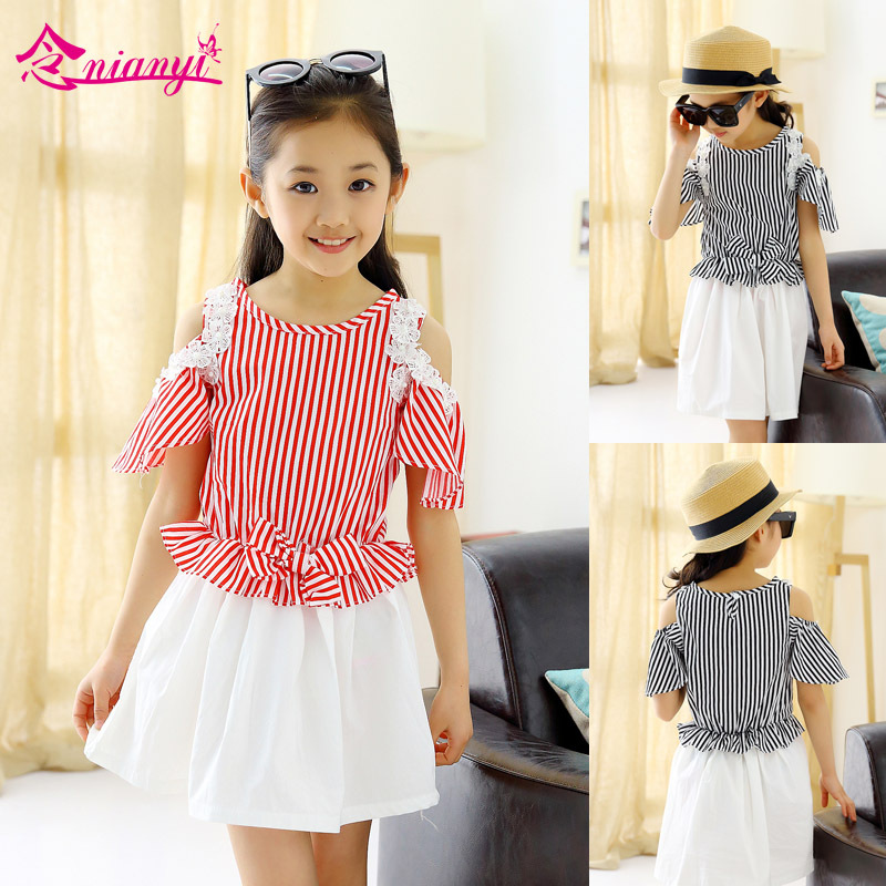 http://g02.a.alicdn.com/kf/HTB1ln72IpXXXXcBXFXXq6xXFXXXp/Korean-fashion-vertical-striped-bow-cotton-Princess-Girls-Child-Children-Summer-girls-dress-2015-paragraph.jpg