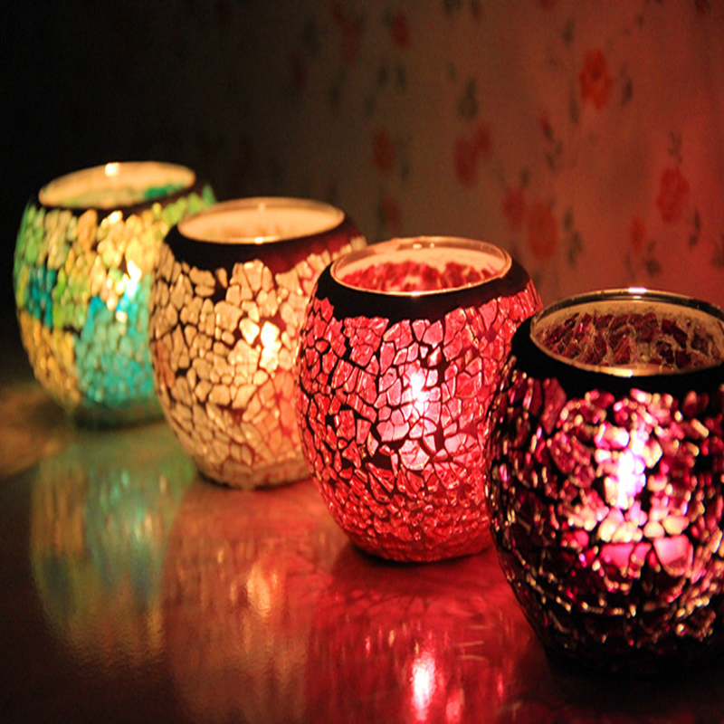Online Buy Wholesale glass mosaic candle holder from China glass mosaic candle holder