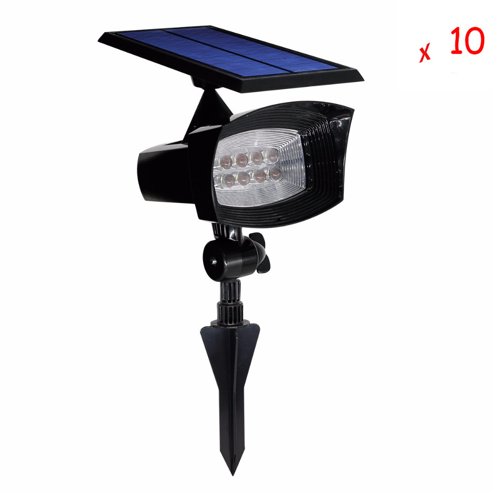 10pcs Solla 2-in-1 Solar Powered LED Super Bright Outdoor Wall Lights 8 LED Waterproof Ground Lights Landscape security Lighting 10pcs Solla 2-in-1 Solar Powered LED Super Bright Outdoor Wall Lights 8 LED Waterproof Ground Lights Landscape security Lighting