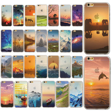 Endless Mountains Morder City Painted Soft TPU For Apple iPhone 6 6S 4 7 inch Mobile