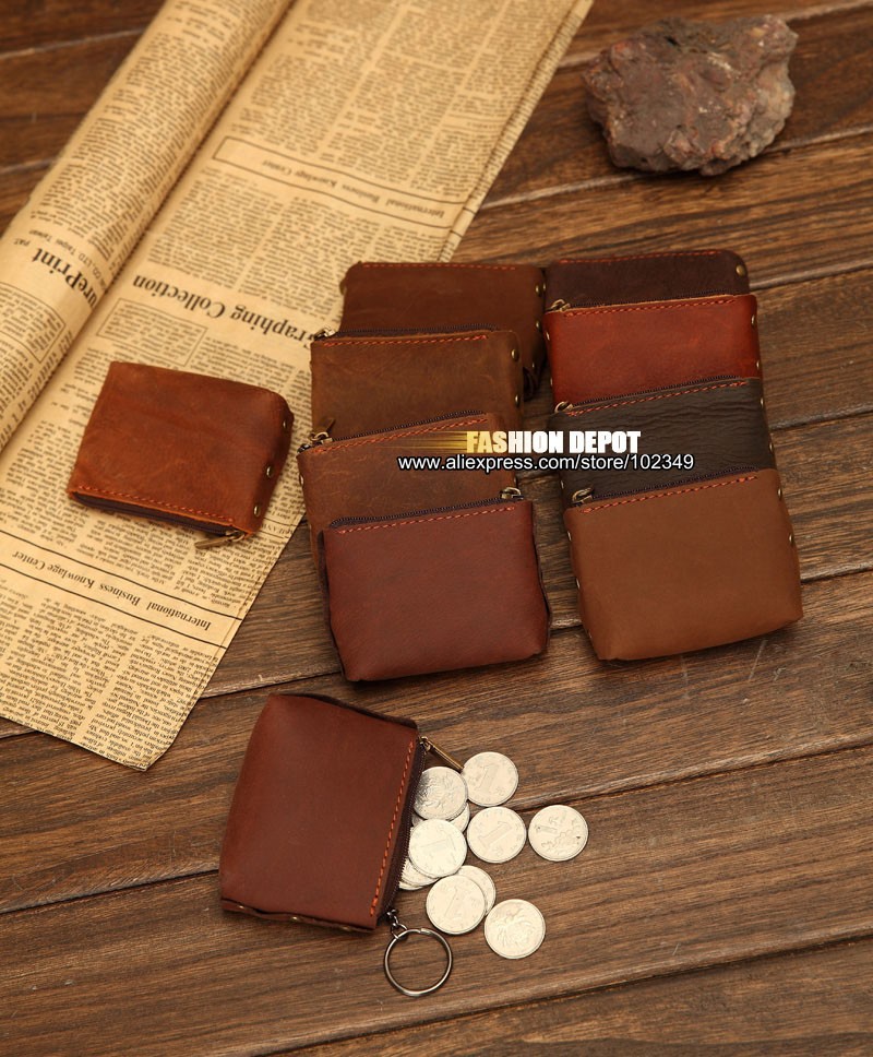 Genuine Leather Coin wallet purse 1016# (9)