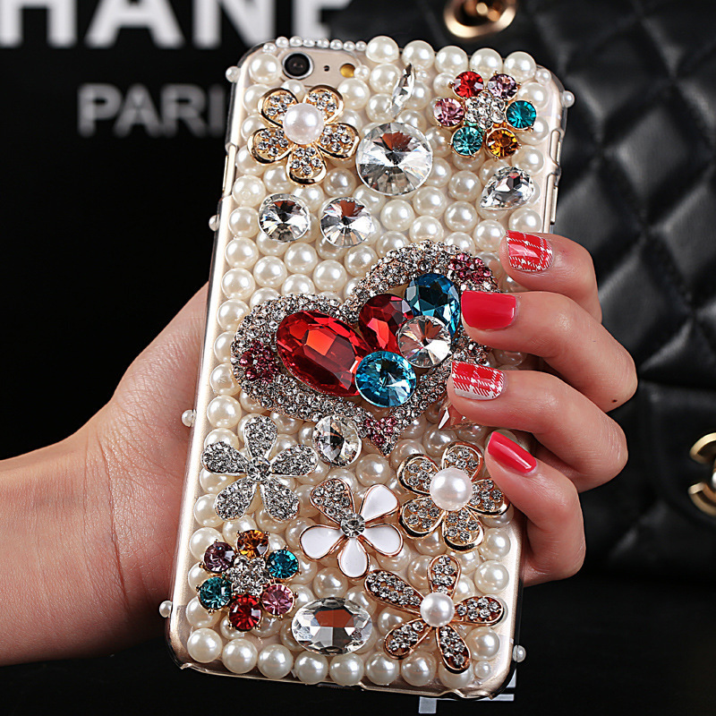 Diamond bling crystal hard case for iphone 6 4 7 font b iphone6 b font plus