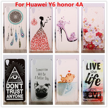 Для Huawei Y6 честь 4A чехол, Кристалл алмаза 3D твердый переплет пластиковый чехол для Huawei чести 4A сотовый телефон чехол