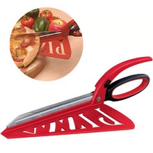1pc Creative Multi-fuctional Pizza Scissors and Shovel Baking Tools Kitchen Scissors Accessories Hot-sale
