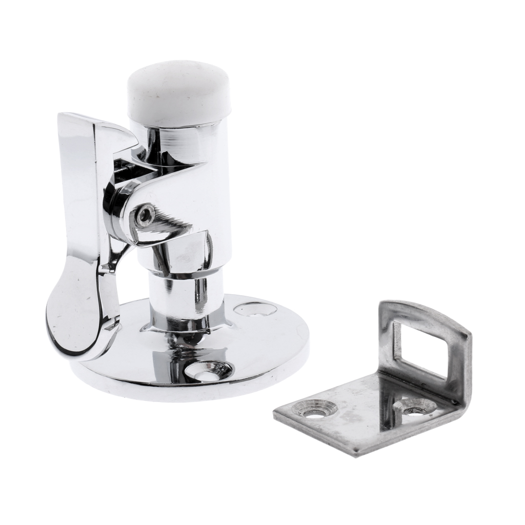 Boat Marine Door Stop Catch with White Bumper 316 Grade Stainless Steel Hardware