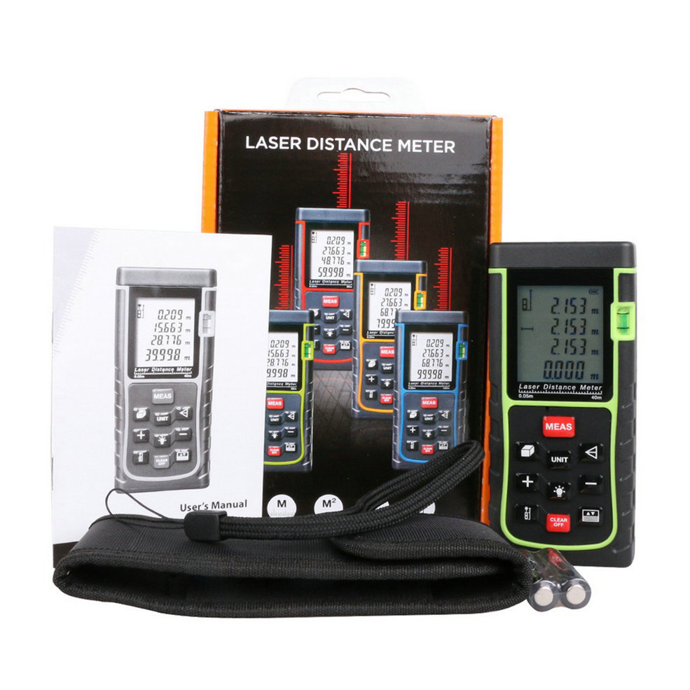 40M Mini Digital Handheld Laser Distance Meter Range Finder Measure Diastimeter new arrival