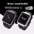 Sale Q1 smart watch 3G WiFi GPS Quad core Android 5 1 OS MTK6580 Smart Nano