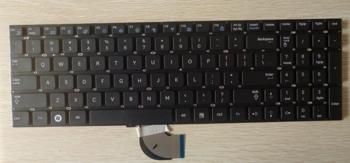 the laptop NOTEBOOK keyboard  For SAMSUNG NP RF710 RF711 US  layout BLACK KEYBOARD