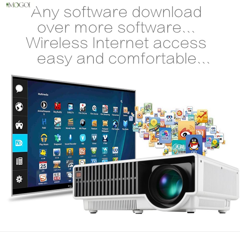 Купить vivibright Могойн андроид 4.4 светодиодный проектор дома с wifi ...