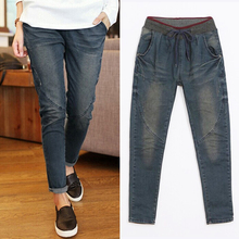 Fashion Jeans woman large size women pants slim jeans woman skinny trousers lady XL-5XL Jeans plus size jeans for woman